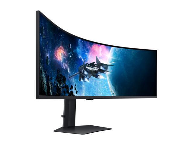 Samsung - 49" Odyssey 1000R Curved Dual QHD 240Hz 1ms FreeSync Gaming Monitor with HDR1000 (HDMI x2, DP, USB) - Black - image 10