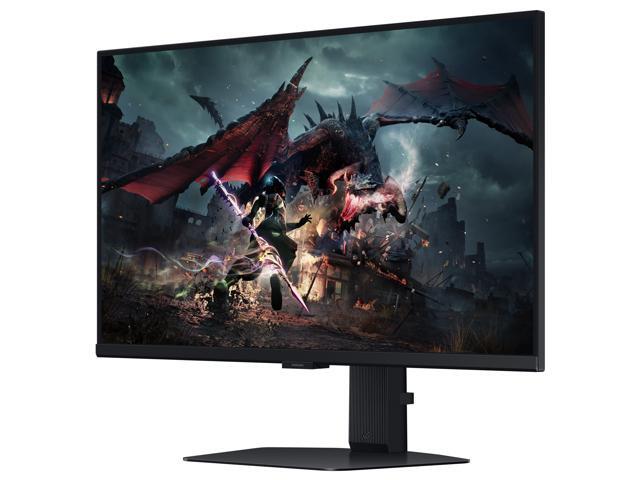 Samsung - 27” Odyssey G50D QHD IPS 180Hz 1ms AMD FreeSync and G-Sync Compatible Gaming Monitor with HDR 400 (DisplayPort, HDMI) - Black - image 4