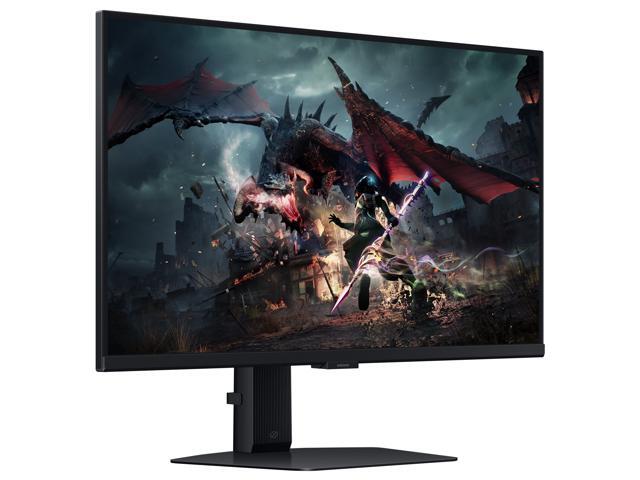 Samsung - 27” Odyssey G50D QHD IPS 180Hz 1ms AMD FreeSync and G-Sync Compatible Gaming Monitor with HDR 400 (DisplayPort, HDMI) - Black - image 6