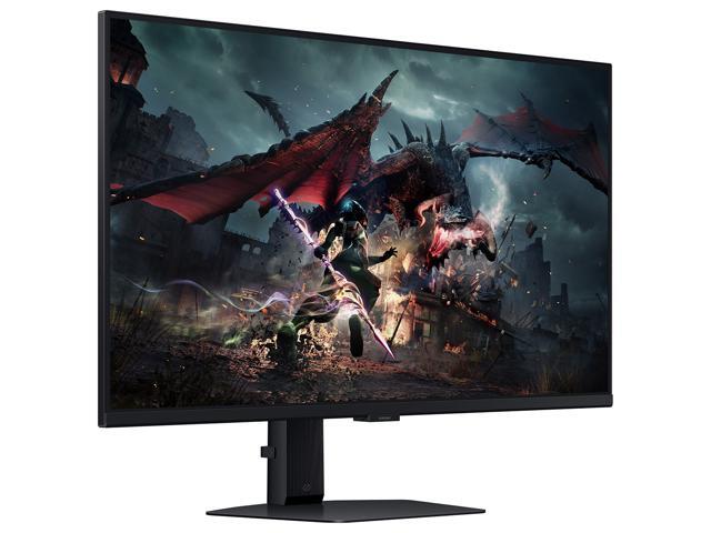 Samsung - 32" Odyssey G50D QHD IPS 180Hz 1ms AMD FreeSync and G-Sync Compatible Gaming Monitor with HDR 400 (DisplayPort, HDMI) - Black - image 11