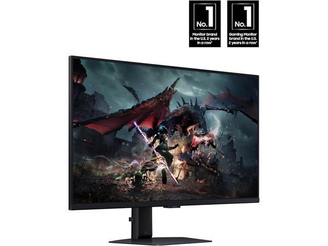 Samsung - 32" Odyssey G50D QHD IPS 180Hz 1ms AMD FreeSync and G-Sync Compatible Gaming Monitor with HDR 400 (DisplayPort, HDMI) - Black - image 4