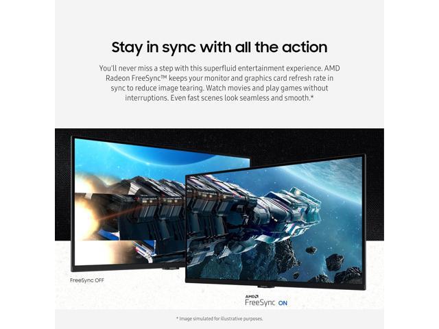 Samsung - 32" Odyssey G50D QHD IPS 180Hz 1ms AMD FreeSync and G-Sync Compatible Gaming Monitor with HDR 400 (DisplayPort, HDMI) - Black - image 8