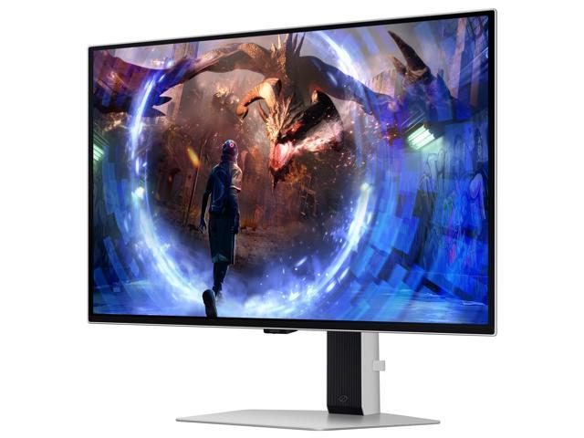 Samsung - 27" Odyssey OLED G6 (G60SD) QHD 360Hz 0.03ms FreeSync Premium Pro Gaming Monitor with HDR - Silver - image 8