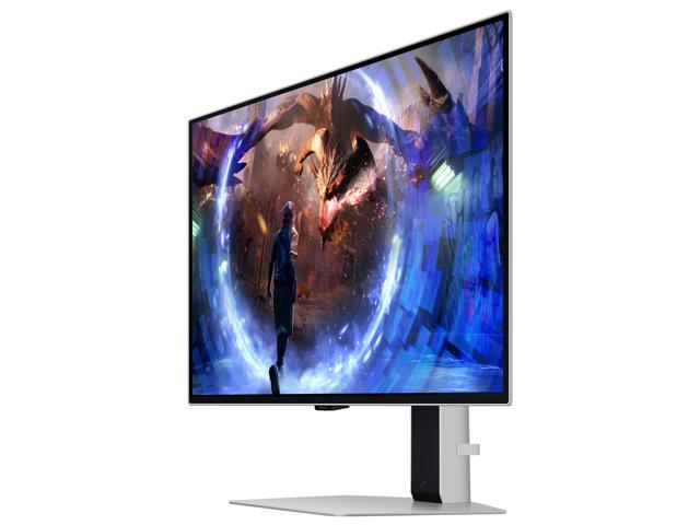 Samsung - 27" Odyssey OLED G6 (G60SD) QHD 360Hz 0.03ms FreeSync Premium Pro Gaming Monitor with HDR - Silver - image 10