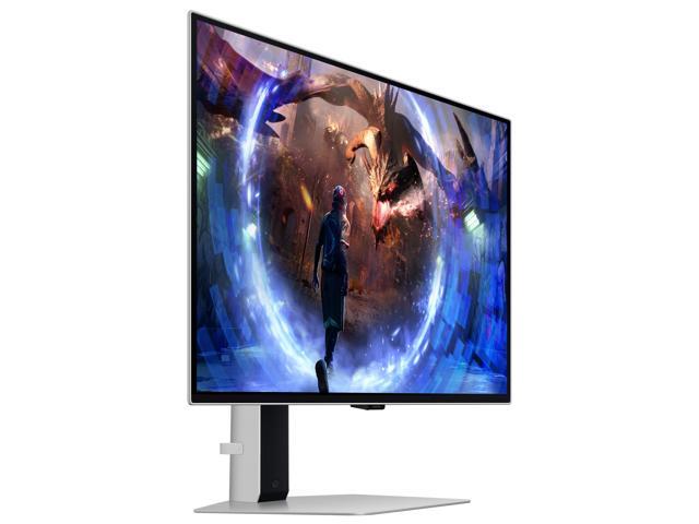 Samsung - 27" Odyssey OLED G6 (G60SD) QHD 360Hz 0.03ms FreeSync Premium Pro Gaming Monitor with HDR - Silver - image 11