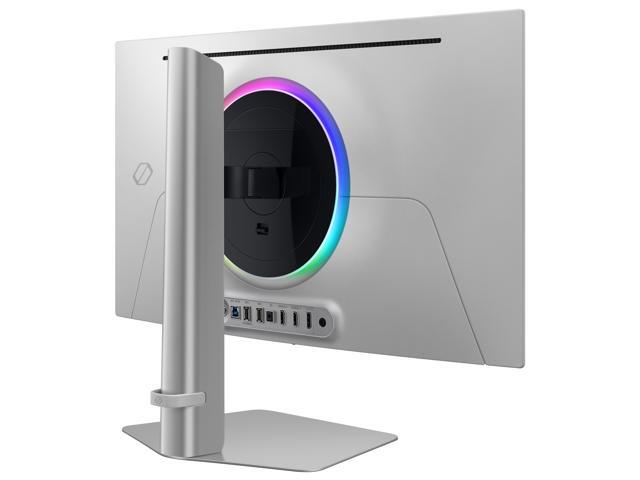 Samsung - 27" Odyssey OLED G6 (G60SD) QHD 360Hz 0.03ms FreeSync Premium Pro Gaming Monitor with HDR - Silver - image 12