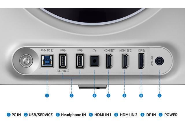 Samsung - 27" Odyssey OLED G6 (G60SD) QHD 360Hz 0.03ms FreeSync Premium Pro Gaming Monitor with HDR - Silver - image 6