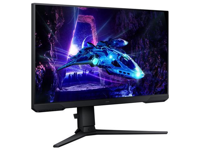 Samsung - Odyssey G30D 24" LED AMD FreeSync Premium 180Hz 1ms Gaming Monitor (DisplayPort, HDMI) - Black - image 5