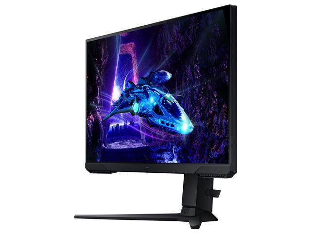 Samsung - Odyssey G30D 24" LED AMD FreeSync Premium 180Hz 1ms Gaming Monitor (DisplayPort, HDMI) - Black - image 8