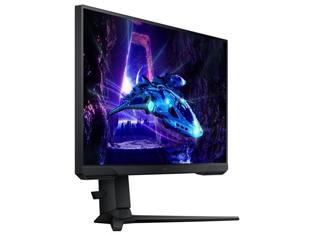 Samsung - Odyssey G30D 24" LED AMD FreeSync Premium 180Hz 1ms Gaming Monitor (DisplayPort, HDMI) - Black - image 9