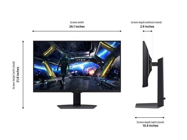 Samsung - 27" Odyssey G7 (G70D) 4K UHD IPS AMD FreeSync Premium Pro and G-Sync Compatible Smart Gaming Monitor with HDR400 - Black - image 7