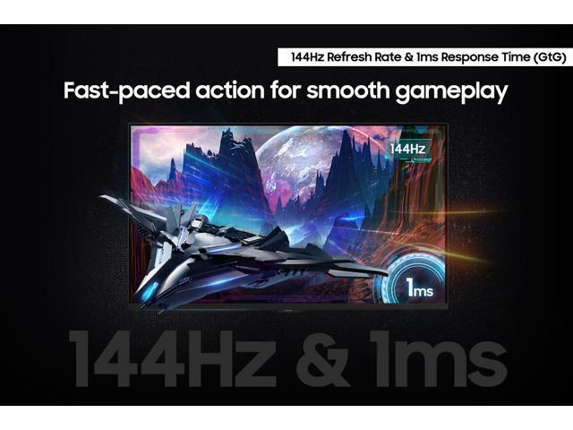 Samsung - 27" Odyssey G7 (G70D) 4K UHD IPS AMD FreeSync Premium Pro and G-Sync Compatible Smart Gaming Monitor with HDR400 - Black - image 12