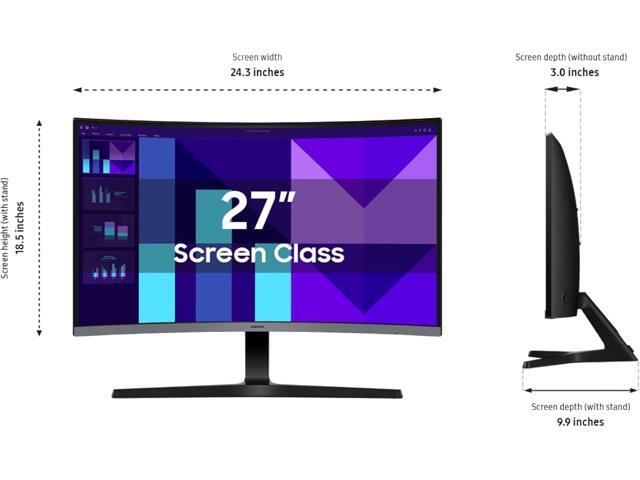 Samsung - 27" S39GD Series Curved FHD 100Hz Monitor with Built-in Speakers - Black - image 10