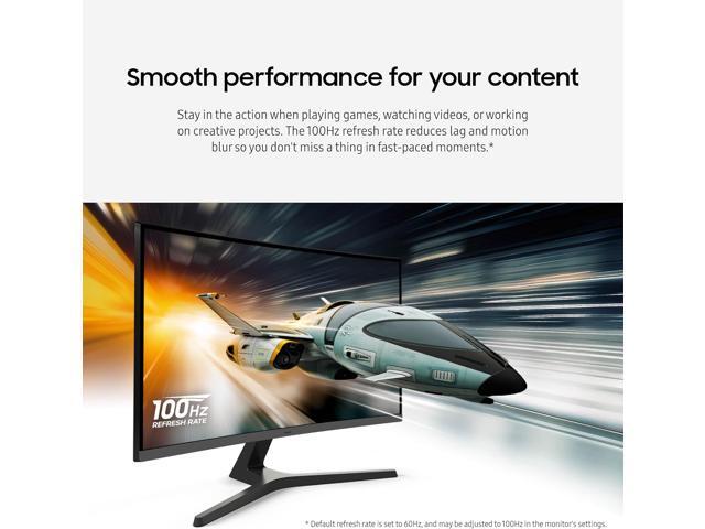 Samsung - 27" S39GD Series Curved FHD 100Hz Monitor with Built-in Speakers - Black - image 7