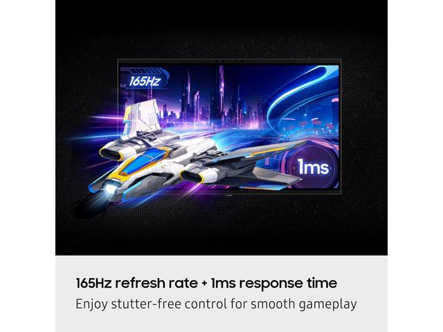 Samsung - 27" Odyssey Glasses Free 3D G90XF 4K UHD, 165Hz, 1ms, G-SYNC Compatible and FreeSync Prem Pro Gaming Monitor - Mercury Silver - image 10