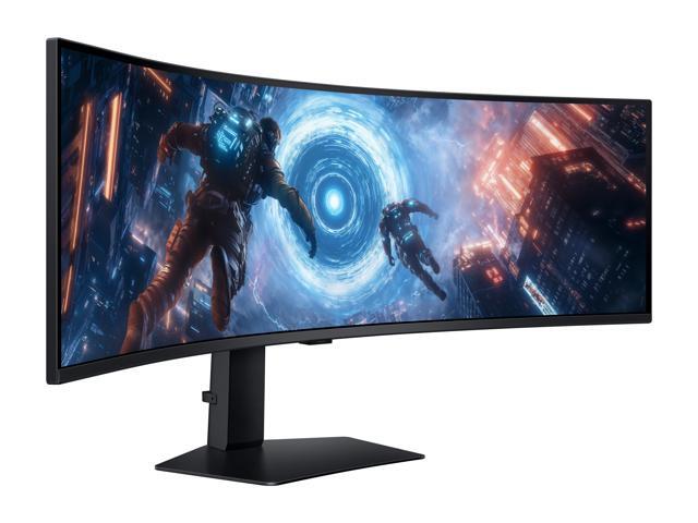 Samsung - 49" Odyssey G9 G91F 1000R Curved Dual QHD 144Hz 1ms AMD FreeSync Premium Pro Gaming Monitor with HDR600 (HDMI x2,DP,USB) - Black - image 5