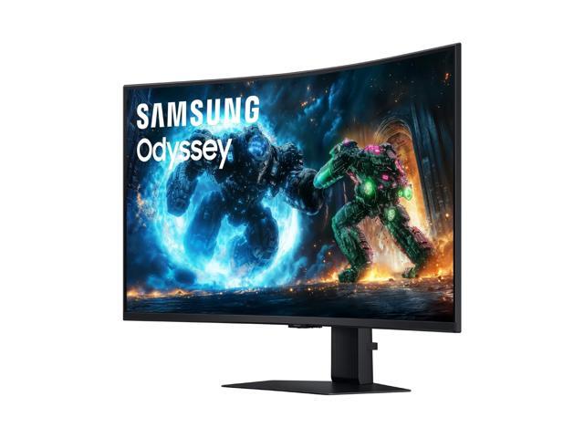Samsung - 37" Odyssey G75F 4K 165Hz 1ms AMD FreeSync Prem Pro Curved Gaming Monitor with HDR 600 (DisplayPort, HDMI) - Black - image 12