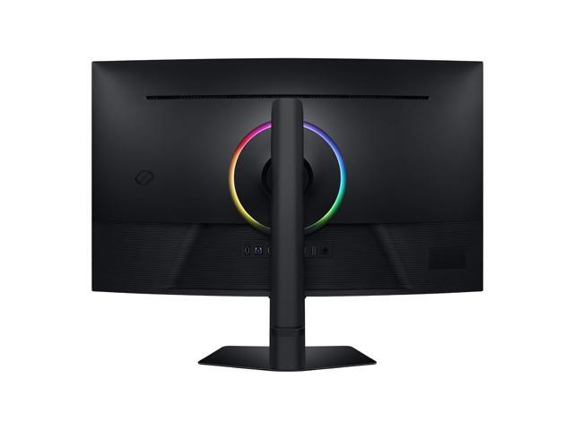Samsung - 37" Odyssey G75F 4K 165Hz 1ms AMD FreeSync Prem Pro Curved Gaming Monitor with HDR 600 (DisplayPort, HDMI) - Black - image 6
