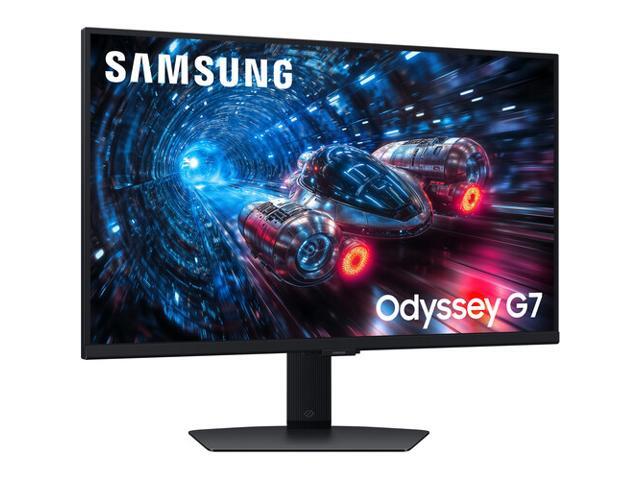 SAMSUNG Odyssey G70F 27' DUAL MODE UHD 4K 180Hz Full HD 360Hz IPS AMD FreeSync Premium & G-Sync Compatible 1ms Gaming Computer Monitor w/ Height...