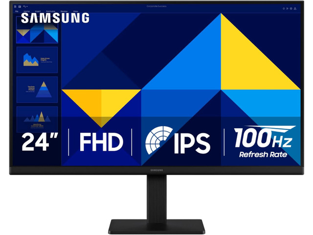 SAMSUNG 24' (S30GD) Essential Monitor with IPS Panel and Tilt Only Stand, 100Hz Refresh Rate, Ergonomic Design, Advanced Eye Care, Game Mode,...