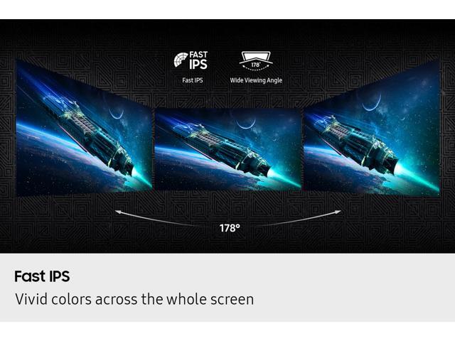 Samsung - 32" Odyssey G5 (G50F) QHD Fast IPS 180Hz 1ms G-Sync & FreeSync Compatible Gaming Monitor (DisplayPort, HDMI) - Black - image 8