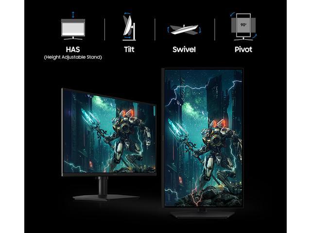 Samsung - 32" Odyssey G5 (G50F) QHD Fast IPS 180Hz 1ms G-Sync & FreeSync Compatible Gaming Monitor (DisplayPort, HDMI) - Black - image 12