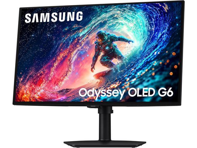 Samsung - 27" Odyssey OLED G6 (G61SH) QHD 240Hz 0.03ms, AMD FreeSync Premium, Glare Free Gaming Monitor - Black - image 7