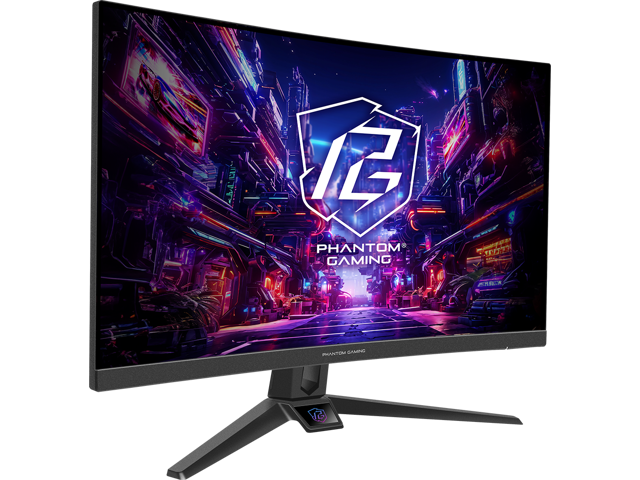 ASRock Phantom Gaming 27' Full HD 280Hz with FreeSync Premium (AMD Adaptive Sync) 1ms Flicker-Free Low Blue Light 1500R Curved Gaming Computer...
