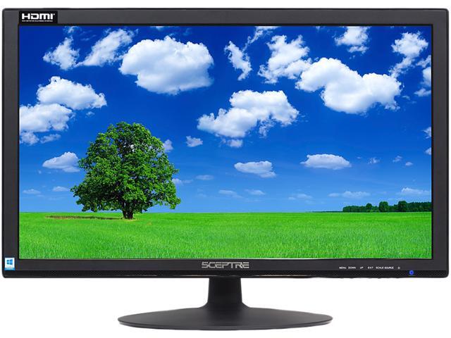 SCEPTRE E248W-19203S 24' (Actual size 23.8') Full HD 1920 x 1080 75Hz 3.5ms 2 x HDMI, VGA Built-in Speakers LED Backlit LCD Monitor