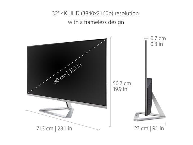 ViewSonic - VX3276-4K-MHD 31.5" LCD 4K UHD Monitor (DisplayPort and HDMI) - Silver - image 8