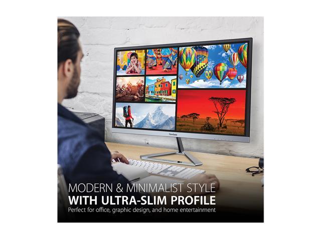 ViewSonic - VX2776-SMHD 27" IPS LCD FHD Monitor (DisplayPort VGA, HDMI) - Black/Silver - image 3