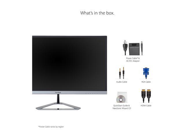 ViewSonic - VX2776-SMHD 27" IPS LCD FHD Monitor (DisplayPort VGA, HDMI) - Black/Silver - image 6