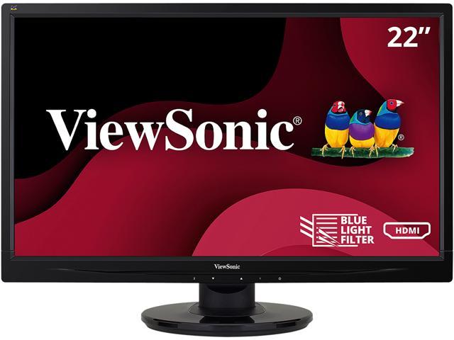ViewSonic VA2246MH-LED 22' (Actual size 21.5') Full HD 1920 x 1080 VGA HDMI Built-in Speakers Anti-Glare LED Backlight LCD Monitor