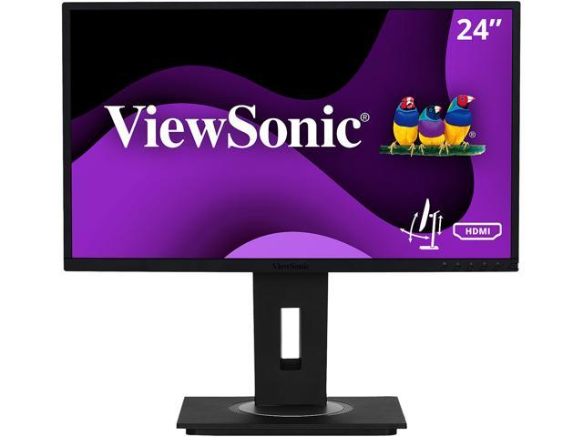 ViewSonic VG2448 24 Inch IPS 1080p Ergonomic Monitor with HDMI DisplayPort USB and 40 Degree Tilt for Home and Office
