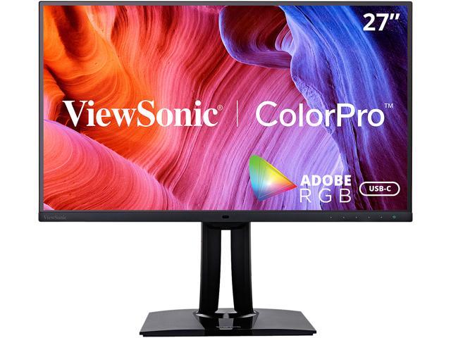 ViewSonic VP2785-2K 27 Inch Premium IPS QHD 1440p Monitor with Advanced Ergonomics, ColorPro 99%A AdobeRGB Rec 709, 14-bit 3D LUT, Eye Care, 65W.