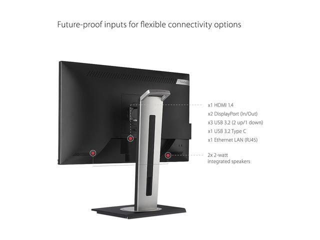 ViewSonic - VG2456 24" IPS LED FHD Monitor (DisplayPort, HDMI, USB) - Black - image 6