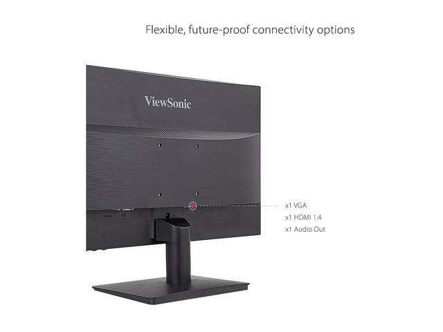 ViewSonic VA1903H 19 Inch WXGA 1366x768p 16:9 Widescreen Computer Monitor with Enhanced View Comfort, Custom ViewModes and HDMI for Home and Office
