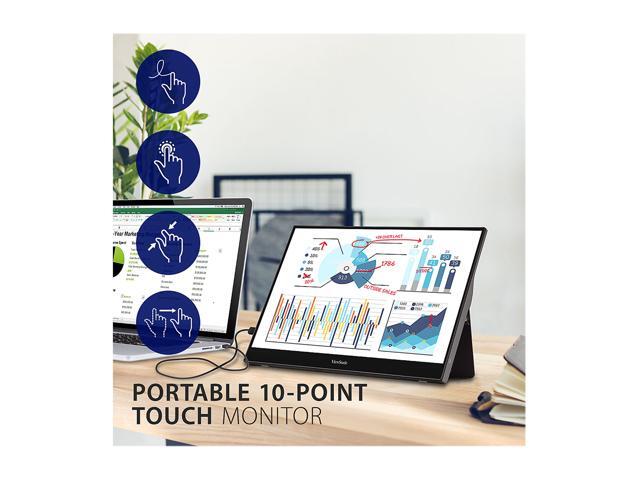 ViewSonic - TD1655 15.6" LCD FHD Touch Screen Monitor (USB-C, Mini HDMI) - Black - image 3