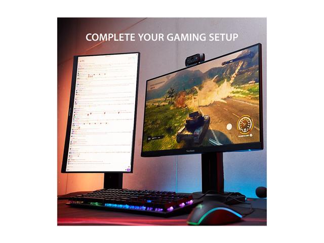 ViewSonic XG2405 24 Inch 1080p 1ms 144Hz Frameless IPS Gaming Monitor with FreeSync Premium Eye Care Advanced Ergonomics Mode HDMI and DP for Esports