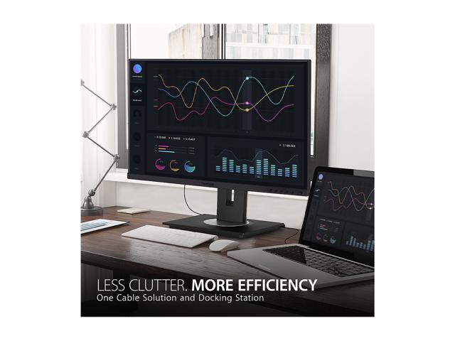 ViewSonic - VG2756-4K 27" IPS 4K UHD Docking Monitor (HDMI, USB-C, DisplayPort) - Black - image 6