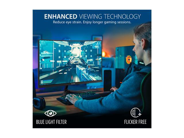 ViewSonic VX2718-2KPC-MHD Curved Gaming Computer Monitor 27' WQHD 1440p 180Hz 1ms with Adaptive-Sync Eye Care HDMI and Display Port