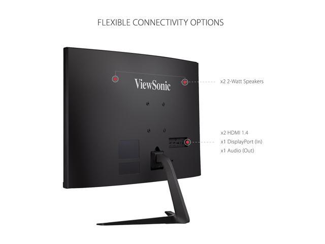 ViewSonic - VX2718-PC-MHD 27" LCD Curved FHD Adaptive Sync Gaming Monitor (DisplayPort and HDMI) - Black - image 8