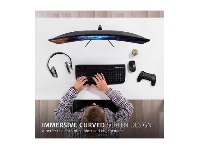 ViewSonic - VX3218-PC-MHD 31.5" LCD Curved FHD Adaptive Sync Gaming Monitor (DisplayPort HDMI) - Black - image 3