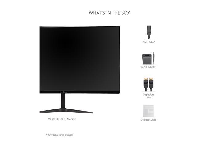 ViewSonic - VX3218-PC-MHD 31.5" LCD Curved FHD Adaptive Sync Gaming Monitor (DisplayPort HDMI) - Black - image 9