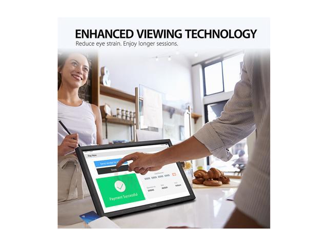 ViewSonic - TD2223 22" LCD FHD Touch Screen Monitor (HDMI, VGA, DVI and USB) - Black - image 4