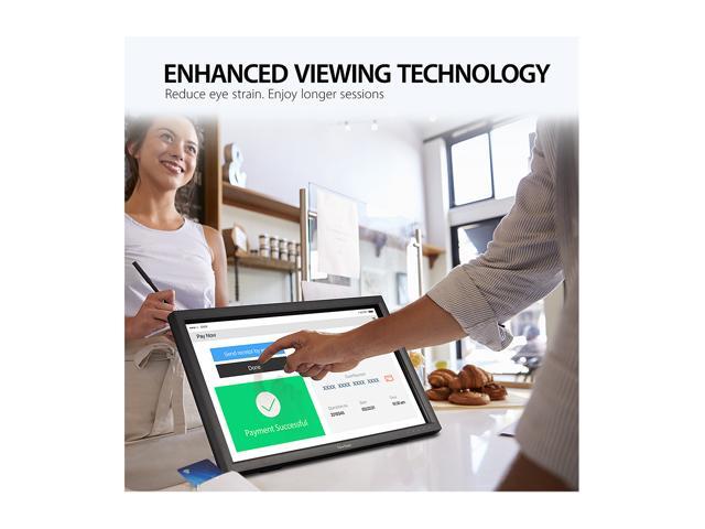 ViewSonic TD2423d 24 Inch 1080p 75 Hz 10-Point Multi IR Touch Screen with Eye Care HDMI, VGA, USB Hub and DisplayPort