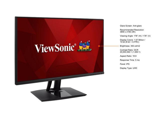 ViewSonic - VP2756-4K 27" IPS LCD 4K UHD Monitor (DisplayPort USB, HDMI) - Black - image 6