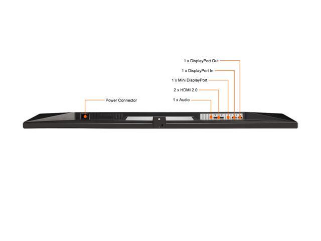 ViewSonic - VX4381-4K 42.5" LCD 4K UHD Monitor with HDR (DisplayPort USB, HDMI) - Black - image 9