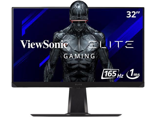 ViewSonic ELITE XG320U 32 Inch 4K UHD Gaming Monitor with 150Hz, 1ms, HDR 600, FreeSync Premium Pro, HDMI, DisplayPort, USB, and Advanced.