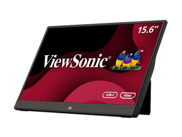 ViewSonic - VA1655 15.6" LCD FHD Monitor (DisplayPort USB, HDMI) - Black - image 3